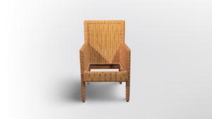 Chaise Veya : Charme Tissé et Durable