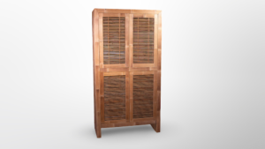 Armoire ZEN : Élégance Bambou et Bois