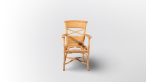 Chaise Sirocco : L'essence de l'élégance en rotin