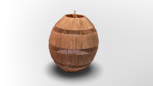 Lanterne Raphia : Éclat Naturel et Artisanal