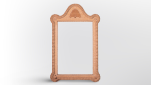 Miroir Atria : Élégance Naturelle en Rotin